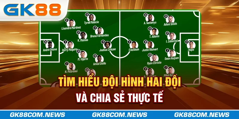Tìm hiểu đội hình hai đội và chia sẻ thực tế